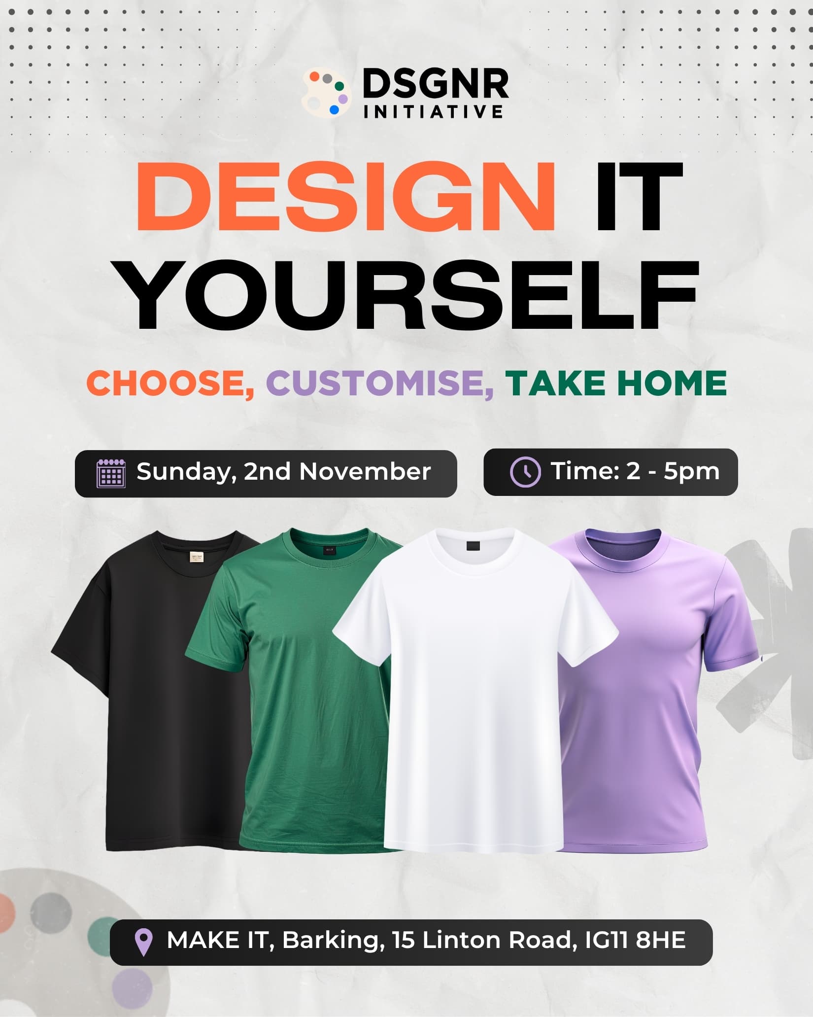Design it Yourself
 2nd November 2025